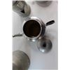 Image 3 : (4) Assorted Metal Coffee and Tea Pots