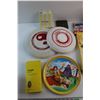Image 2 : Kids Books, McDonalds Plate, (2) Frisbees and Misc.
