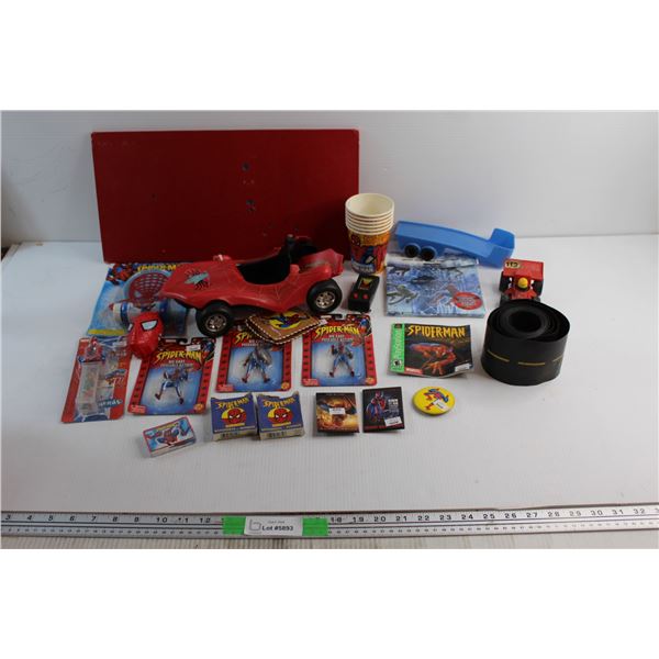 Assorted Spider Man Collectibles