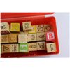 Image 3 : Wooden Alphabet Blocks with Case