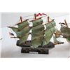 Image 3 : (4) Assorted Ship Models and Wooden Ship Decoration