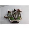 Image 5 : (4) Assorted Ship Models and Wooden Ship Decoration