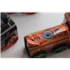 Image 2 : (2) Locomotives and (3) Train Shaped Tins
