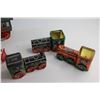 Image 5 : (2) Locomotives and (3) Train Shaped Tins