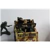 Image 2 : Soldier Figures, Cannon and (2) Military Trucks