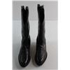 Image 4 : Cowboy Leather Boots - 5.5M