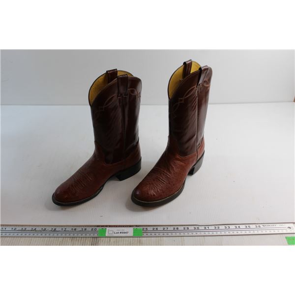 Nocona Cowboy Leather Boots- 8E