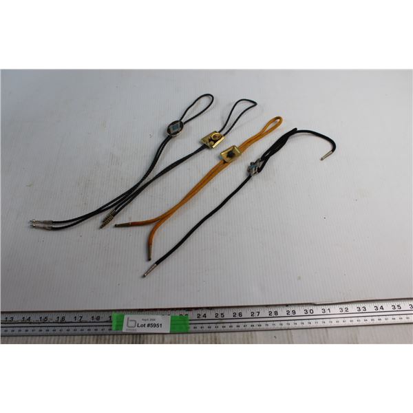 (4) Bolo Ties