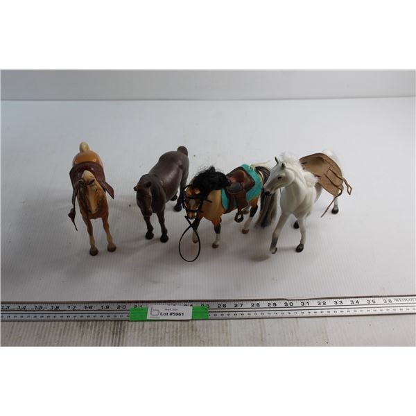 (4)  Horse Toys - Some Damage