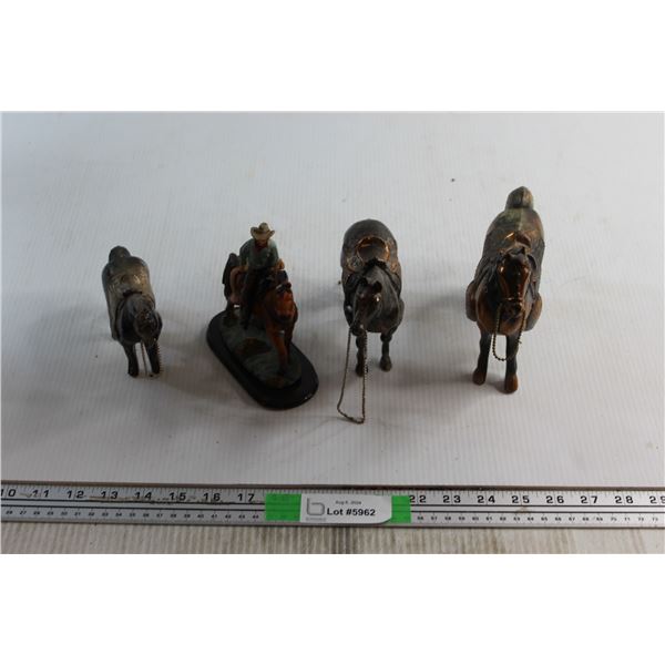 (4)  Horse Toys - Some Damage