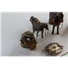 Image 2 : Gold Panning Figure, (2) Horse Figures and Misc.