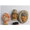 Image 2 : (1) Bosson Head (4) Bossons Style Heads - Chipped