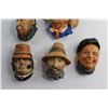 Image 2 : (2) Bosson Head (3) Bossons Style Heads - Chipped