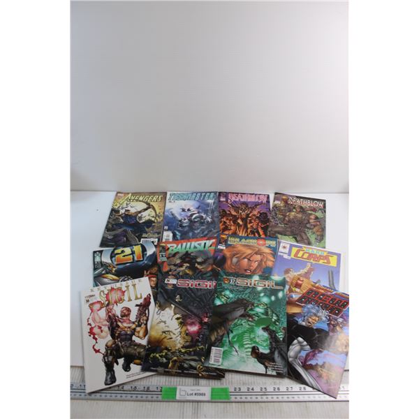 (10+) Assorted Comics - Sigil, Hard Corps, Deathblow