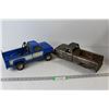Image 1 : Toy Tonka Trucks One Blue and one Metal and Rusted