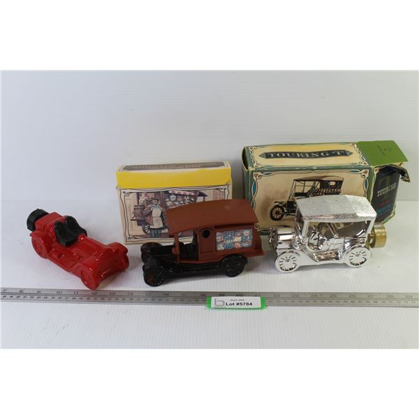 (3) Avon Aftershave Car Bottles