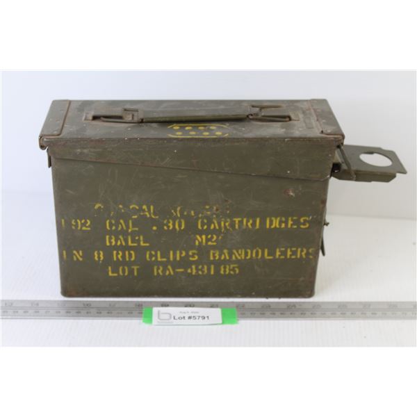 30 Cal. Cartridge Ammo Container