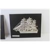 Image 5 : (4) Ornament Sailboats - To Sailboat Mounted Pictures - Cutty Sailboat