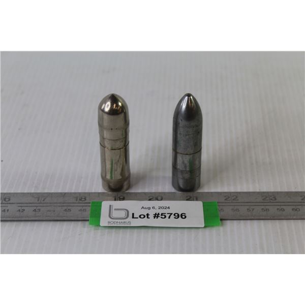 (2) Bullet Style Lighters