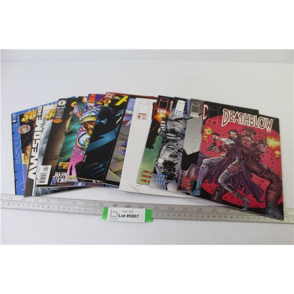 (12) Comics - DC - Marvel - Valiant - Image