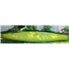 Image 8 : Beautiful 16 Foot Mid Century Canoe w/ 2 Life Preservers & 3 Wooden Oars