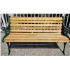 Image 1 : Stylish Wood Outdoor Bench