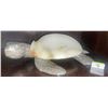 Image 1 : Decorative Stone Turtle Handmade in Mexico Soap Stone w/ Mother of Pearl 9W