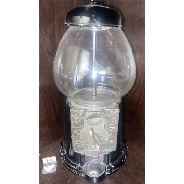 Vintage Nickel Candy Dispenser / Gum Ball Machine 11T