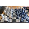 Image 2 : Highest Quality Handcarved Onyx Chess Board w/ Stone Idols