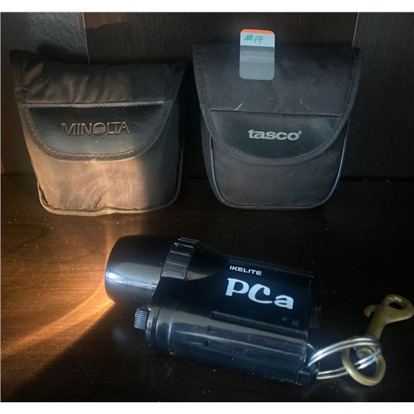 Binnoculars Minolta Tasca & Utility Light