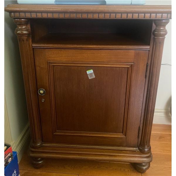 Desktop Organizer Wood Accent Trays w/ Matching Waste Basket