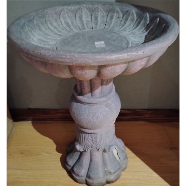 Stone Bird Bath 22 T Violet Color