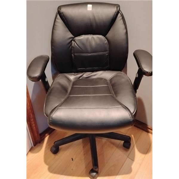 Softest Leather Office Chair on Casters