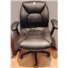 Image 1 : Softest Leather Office Chair on Casters