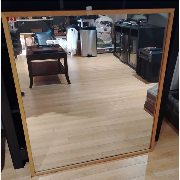 White Oak Framed Dressing Mirror 34x54 Very Heavy