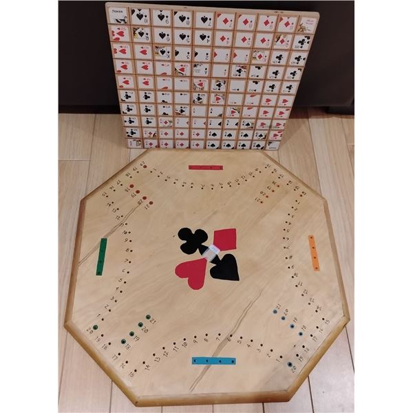 Handmade Wood Table Games 24x24