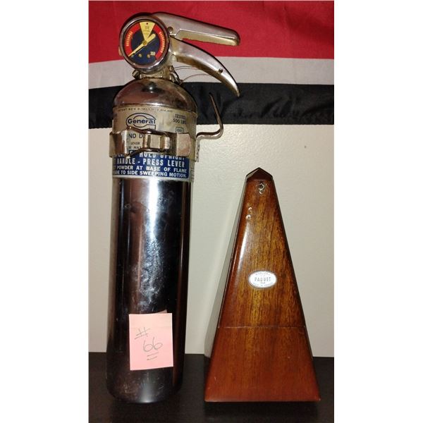 Musicians Timer w/ Stainless Steel Fire Extinguisher