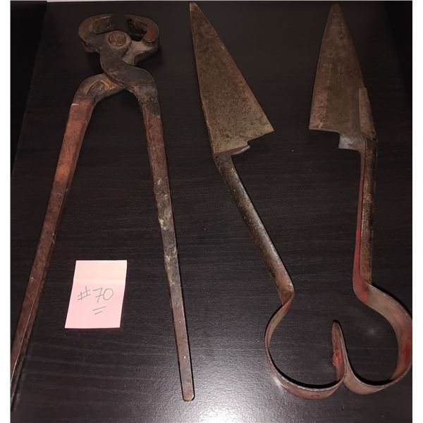 Antique Metal Smith Tools