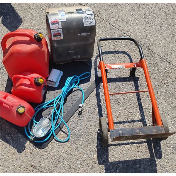 Garage Essentials Jerry Cans Dolly Paper Towel Dispenser
