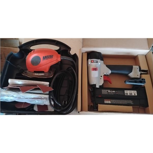 Black & Decker "The Mouse" Palm Sander w/ Porter & Cable Nailer