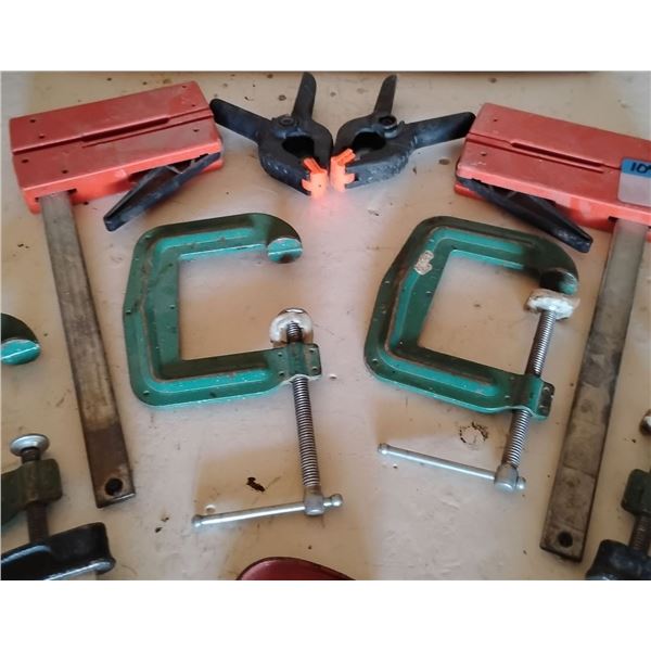 Assorted Clamps C Clamps & More