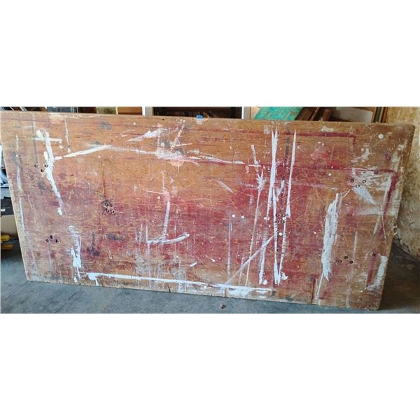 Solid Wood Folding Utility Table 72x36x35