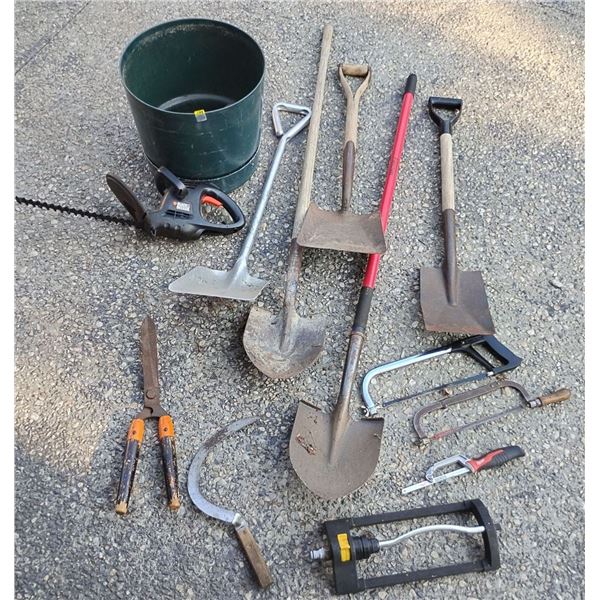 Yard/Outdoor Maitenence Kit Sprinkler Shovels Tree Trimmer & More