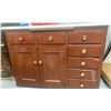 Image 1 : Solid Wood Garage Organizational Cabinet