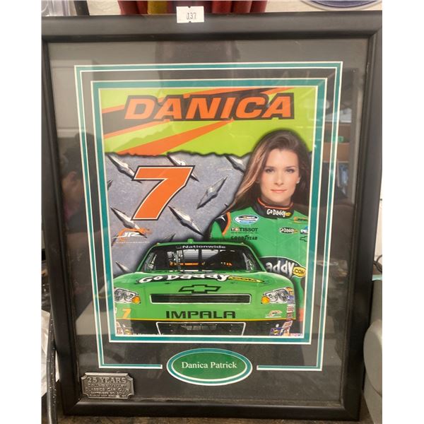 Danika Patrick Framed Decorative Promotional Portrait