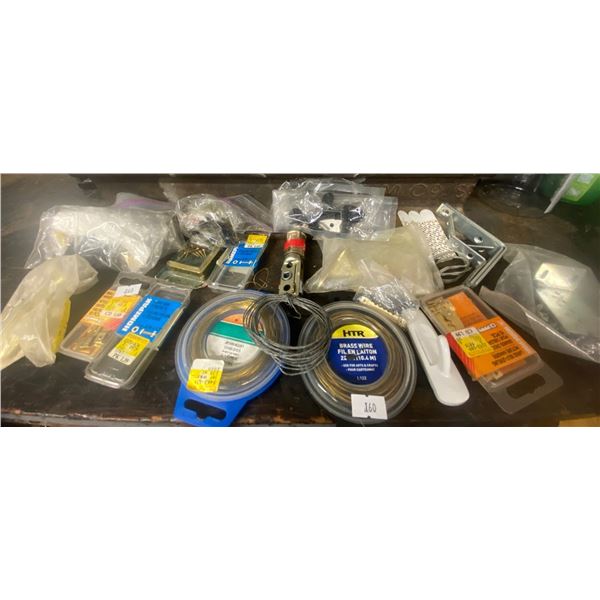 Assorted Garage Materials Hardware Parts & More