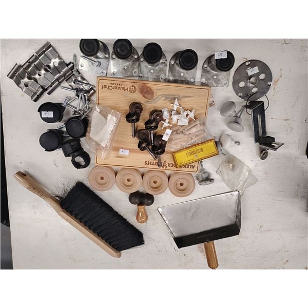 Assorted Casters Wheels Parts & More