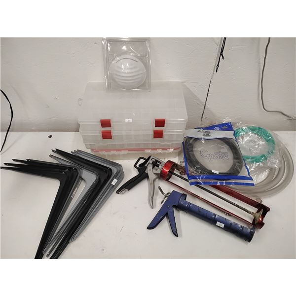 Garage Knik Knaks Chaulking Guns Shelf Brackets & More