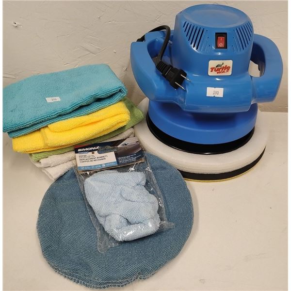 Air Buffer Tool w/ Assorted Pads & Shams