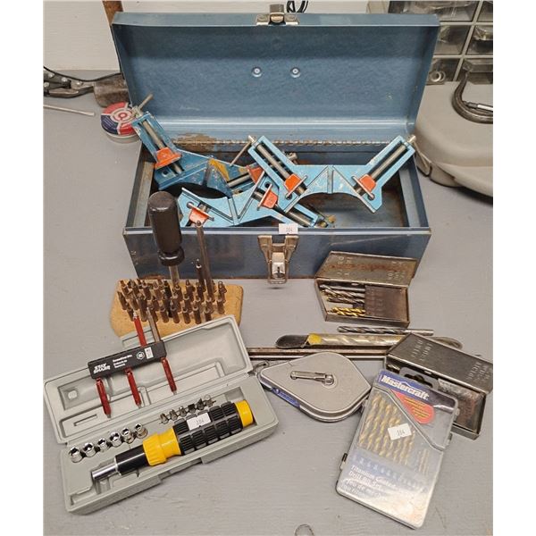 Metal Tool Chest w/ Home Improvement Tools & Materials